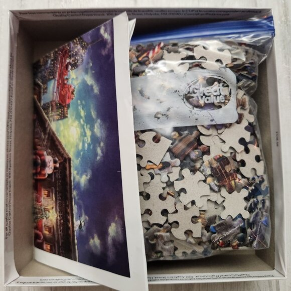 Christmas Winter Holiday Puzzles 1000 Pcs ELF Thomas Kinkade Kim Norlien - Picture 6 of 9